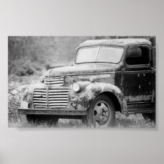 Lower Lane Dairy Truck Poster