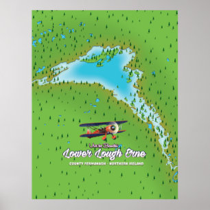lower lough erne Northern Ireland Poster