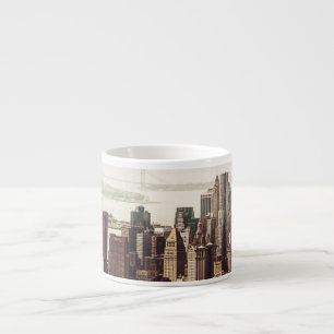 Lower Manhattan Skyline - View from Midtown Espresso Cup