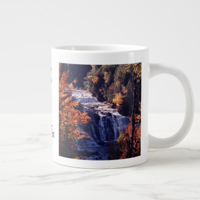 Lower Potato River Falls espresso mug (Right)