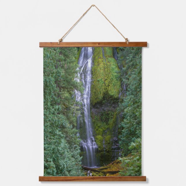 Lower Proxy Falls | Willamette National Forest Hanging Tapestry (Front)