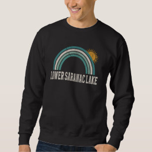 Lower Saranac Lake New York Outdoors Vintage Sweatshirt
