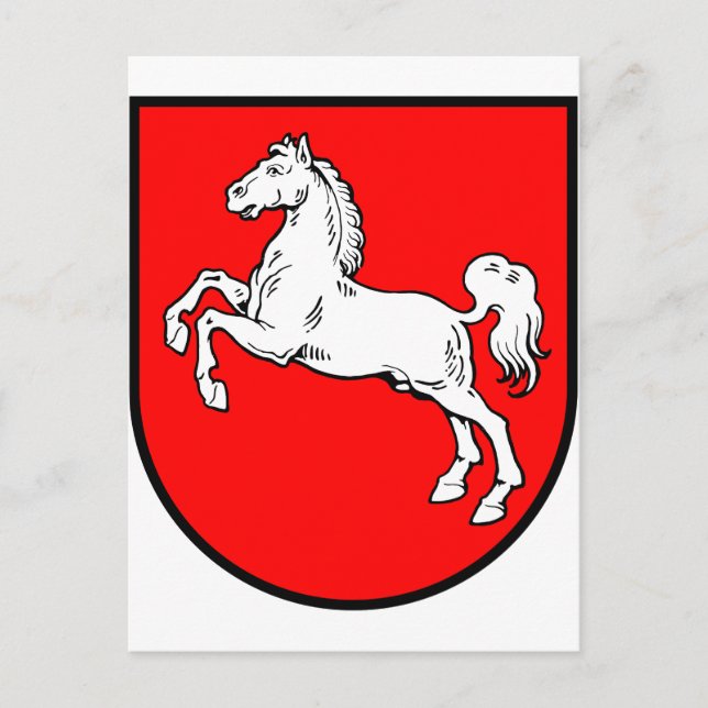 Lower Saxony coat of arms Postcard (Front)