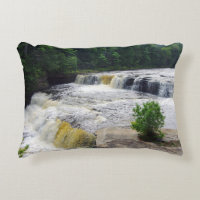 Lower Tahquamenon Falls accent pillow