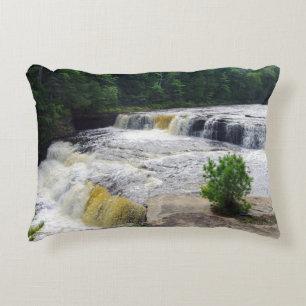 Lower Tahquamenon Falls accent pillow