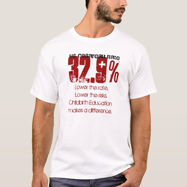 Lower the rate, Lower the risk. T-Shirt (Front)