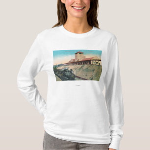 Lower View of Great Northern Depot and Train T-Shirt