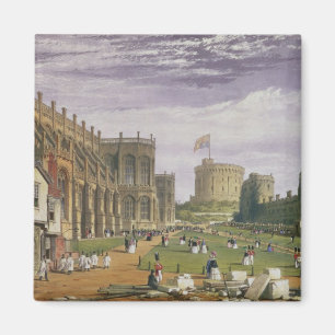 Lower Ward with a view of St George's Chapel and t Magnet