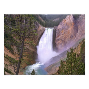 Lower Yellowstone Falls, Grand Canyon of Photo Print