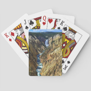 Lower Yellowstone Falls, Yellowstone National Park Playing Cards