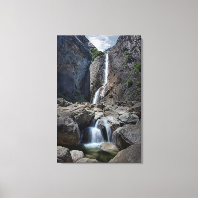 Lower Yosemite Falls Canvas Print (Front)