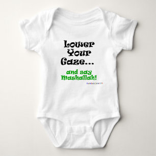 Lower your gaze baby bodysuit