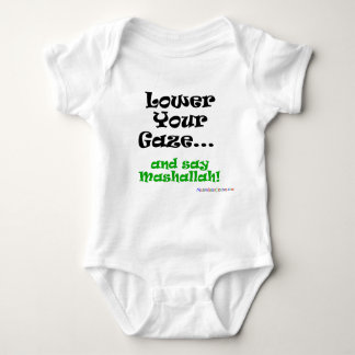 Lower your gaze baby bodysuit