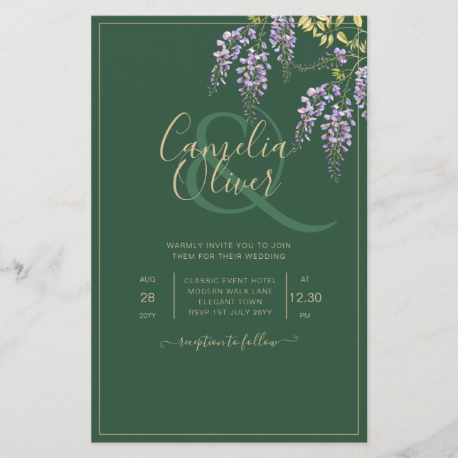 Lowest BUDGET All-in1 Teal Abstract Wedding Flyer (Front)