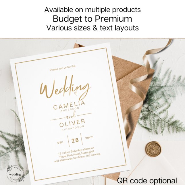 LOWEST BUDGET Gold Text Script Elegant Modern Flyer (Creator Uploaded)