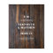 Lowest Budget Wedding FLYERS Rustic Minimalist