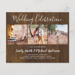 Lowest Price Budget Wedding Photo Collage Flyer