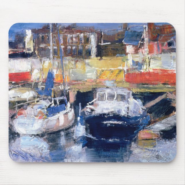 Lowestoft Harbour View Mouse Pad (Front)