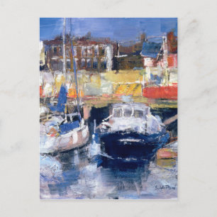 Lowestoft Harbour View Postcard