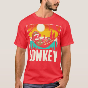 Lowkey Cute Funny Sloth T-Shirt