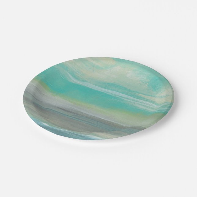 Lowland Beach I Paper Plate (Angled)