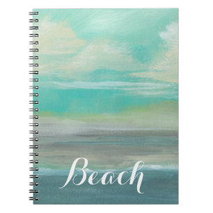 Lowland Beach I Spiral Notebook