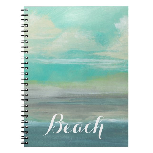 Lowland Beach I Spiral Notebook (Front)