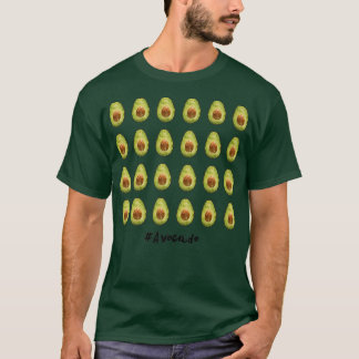 LowPolyArt Hashtag Avocado Parade  T-Shirt