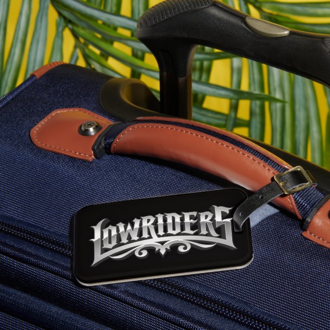 LowRider Car Floor Mat Luggage Tag (Front Insitu 3)