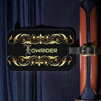 LowRider Car Floor Mat Luggage Tag