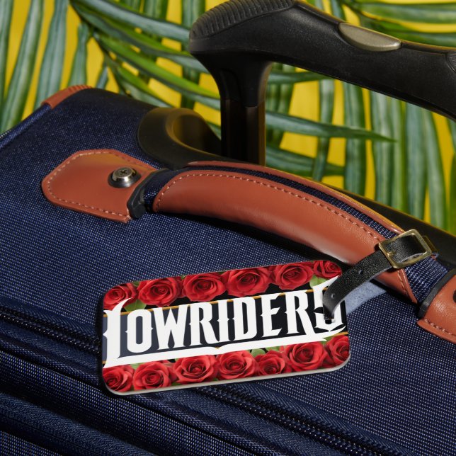 LowRider Car Floor Mat Luggage Tag (Front Insitu 3)