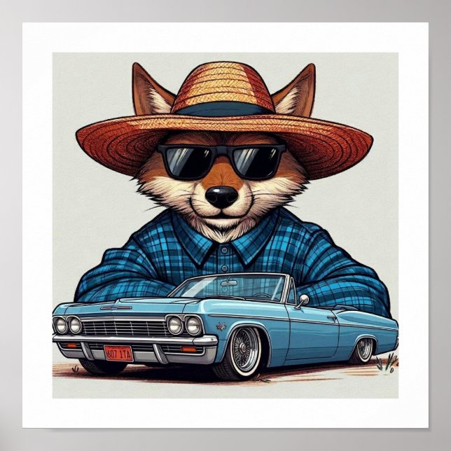 Lowrider Fox Poster (Front)