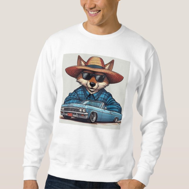 Lowrider Fox Sweatshirt (Front)