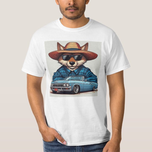 Lowrider Fox T-Shirt (Front)