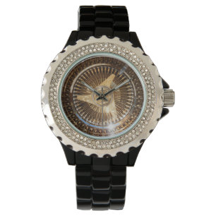 Lowrider Gold Wire Wheels Watch