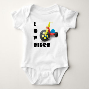 Lowrider Hot Wheels Design Baby Bodysuit