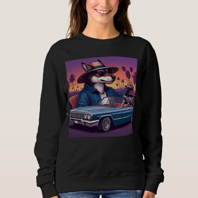 Lowrider Wolfy Sweatshirt (Front)