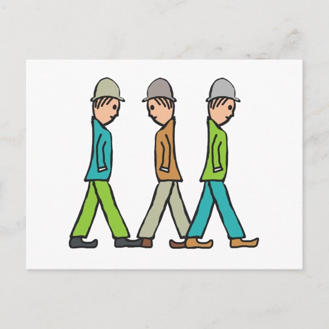 Lowry Matchstick Men Postcard (Front)