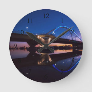 Lowry Sunset Round Clock