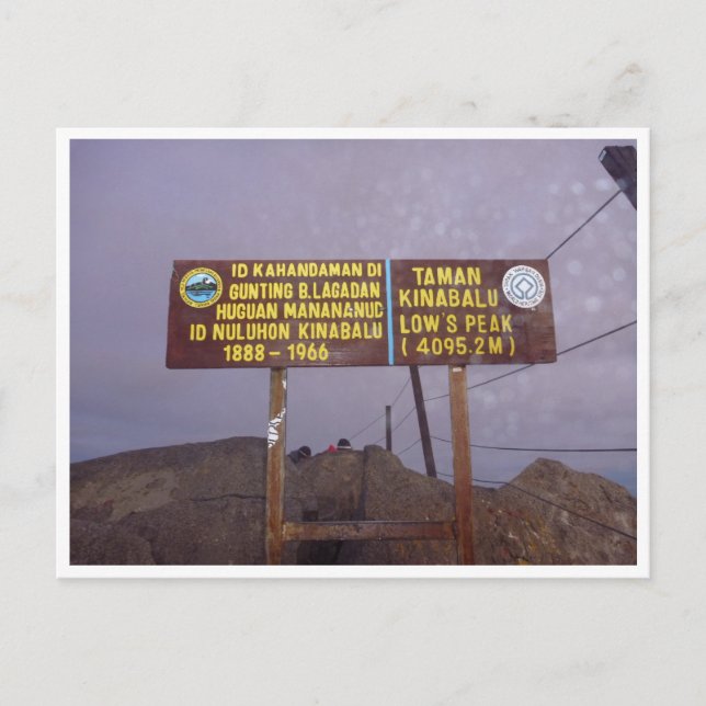 low's peak summit postcard (Front)
