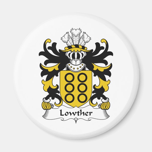 Lowther Family Crest Magnet (Front)