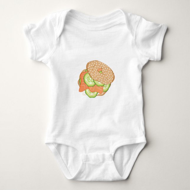 Lox & Bagel Baby Bodysuit (Front)