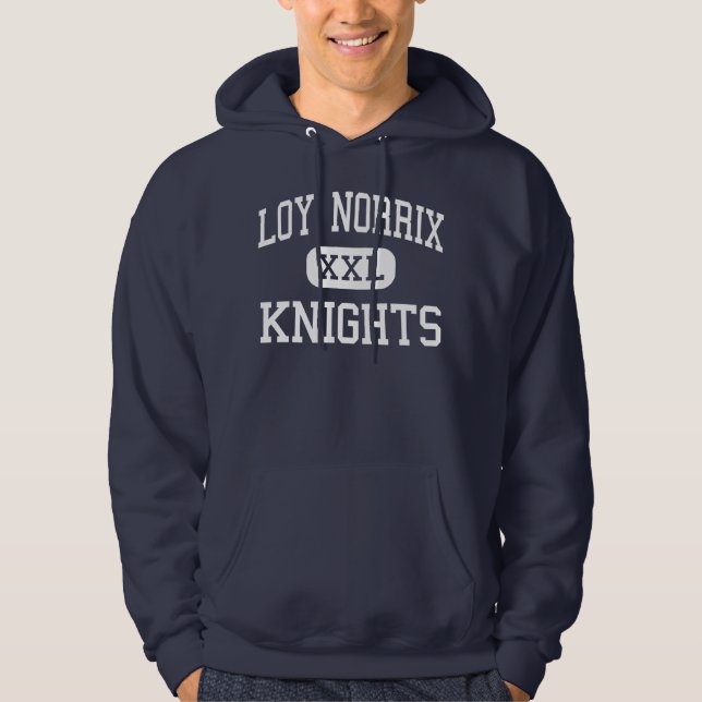 Loy Norrix - Knights - High - Kalamazoo Michigan Hoodie (Front)