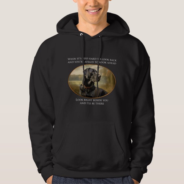 Loyal Black Lab Hoodie (Front)