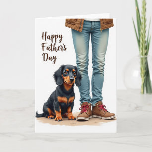 Loyal Dog Fathers Day Card