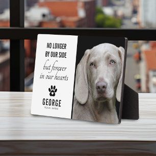 Loyal Dog No Longer By Our Side Photo Keepsake Plaque