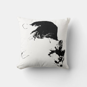 Loyal Eyes in Autumn Calm Cushion
