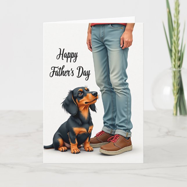 Loyal Fathers Day Pet Friend Card (Front)