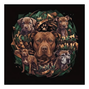 Loyal & Loving Pitbull Photo Print