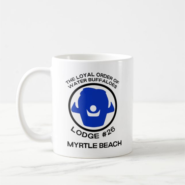 Loyal Order of Water Buffaloes Lodge #26 Coffee Mug (Left)